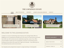 Tablet Screenshot of lockinge-estate.co.uk